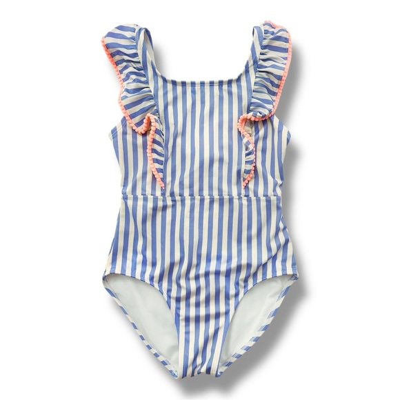 Cat & Jack | Ruffle Shoulder One Piece Suit (L) - Picture 1 of 3